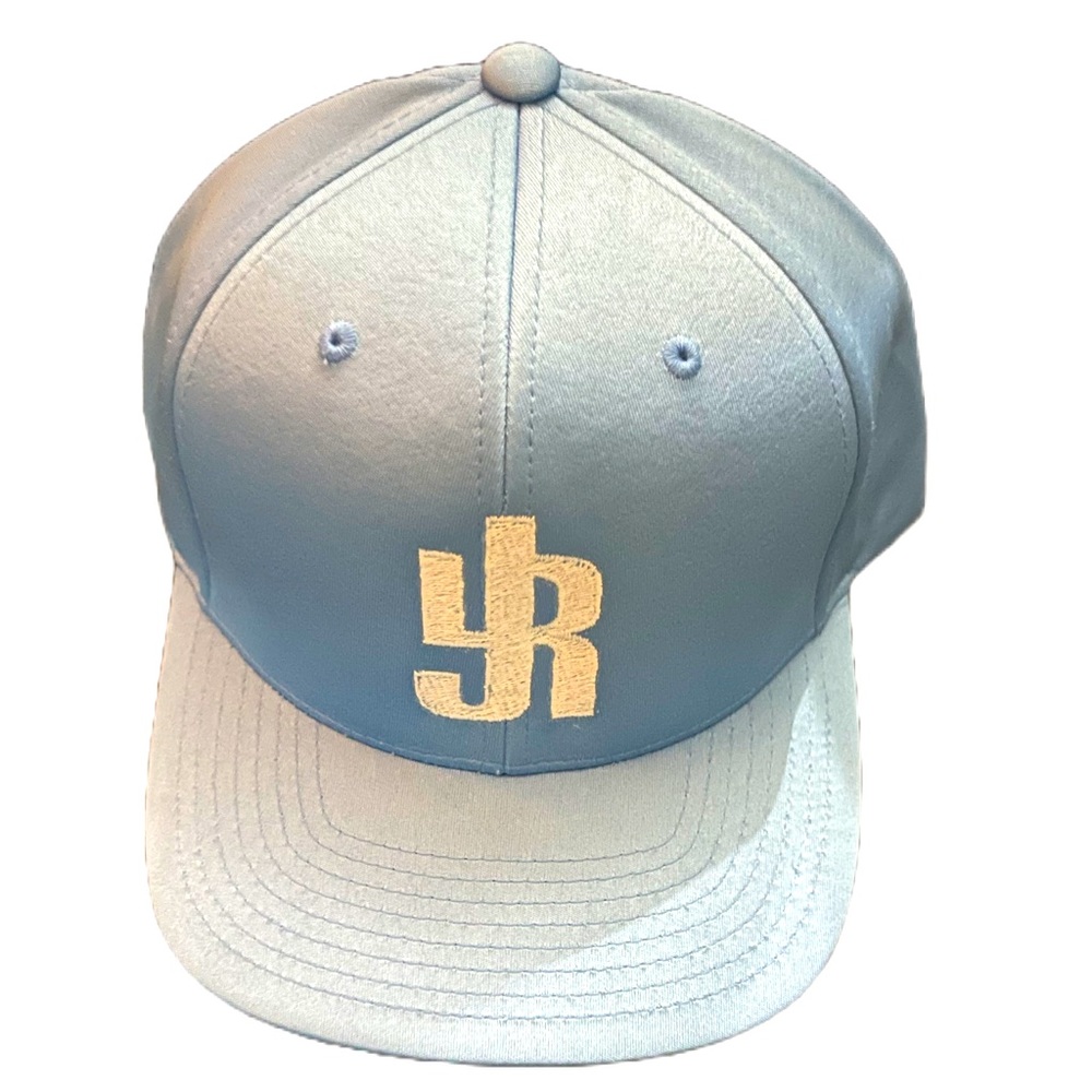 JLR Fashion -N- Arts Snap Back Carolina Blue and White Hat